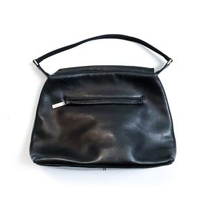 Hobo International Black Leather Shoulder Hobo Bag